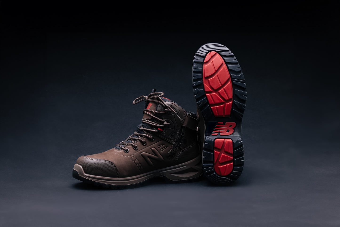 New Balance Calibre, Sicherheitsstiefel HRO FO, chocolate, S3L FO HRO SC SR, Weite 2E, EN ISO 20345