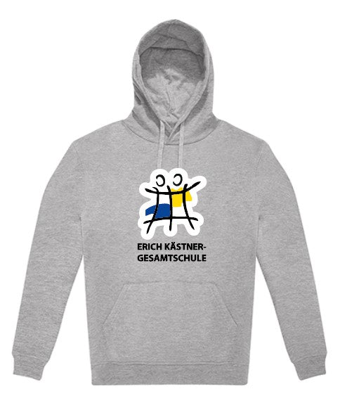 Erich Kästner Herren Hoodie BCWG008 Sport Grey (Heather) (bedruckt)