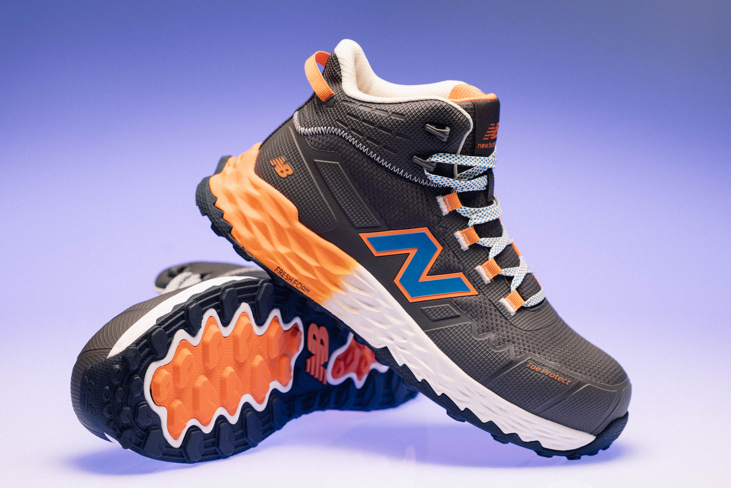 New Balance Cremorne Mid, S3 Sicherheitsstiefel ESD HRO FO, chocolate / orange, Weite 2E, EN ISO 20345