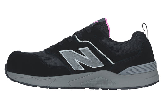 New Balance Elite Lite Womens, Sicherheitsschuh S1P S1 ESD HROe, S1 PL HRO FO SC SR, schwarz / rosa