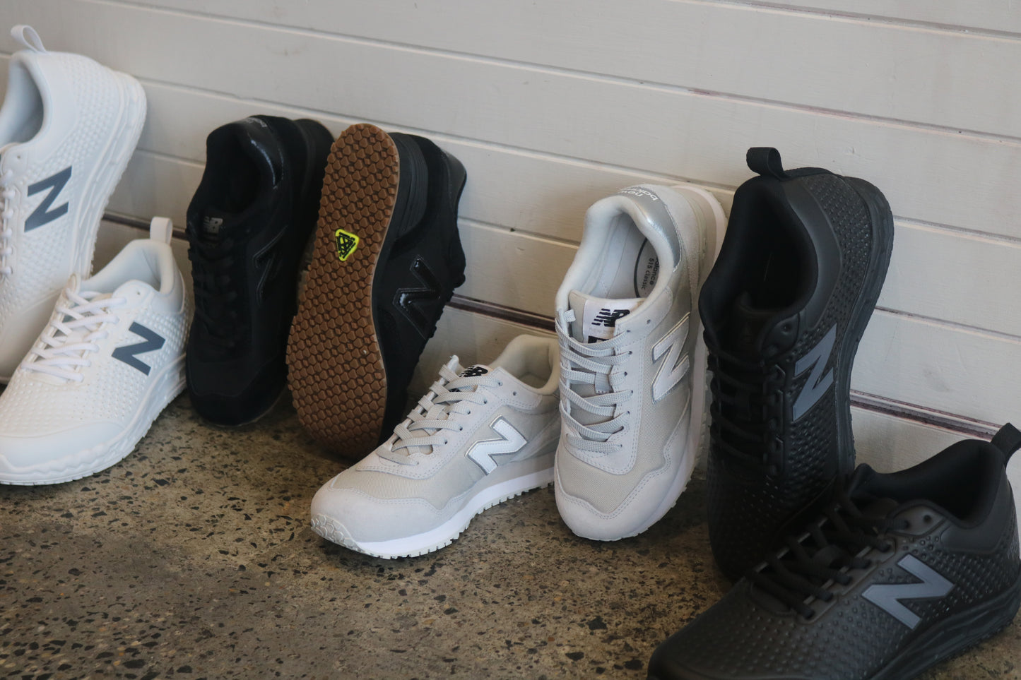 New Balance 515 SR, Berufsschuhe, OB E HRO SRC, schwarz SRC HRO