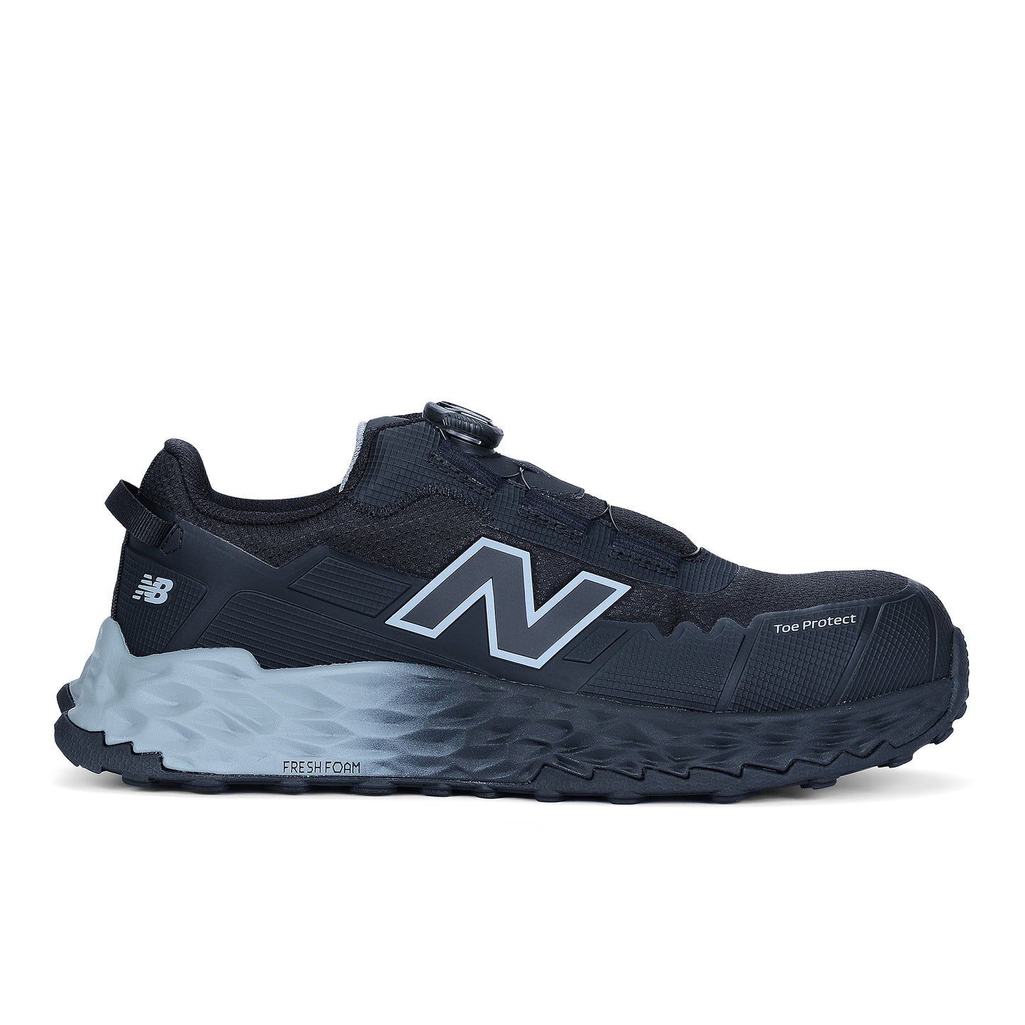 New Balance Cremorne BOA, S3 Sicherheitsschuh ESD HRO FOe, schwarz / grau, Weite 2E, EN ISO 20345