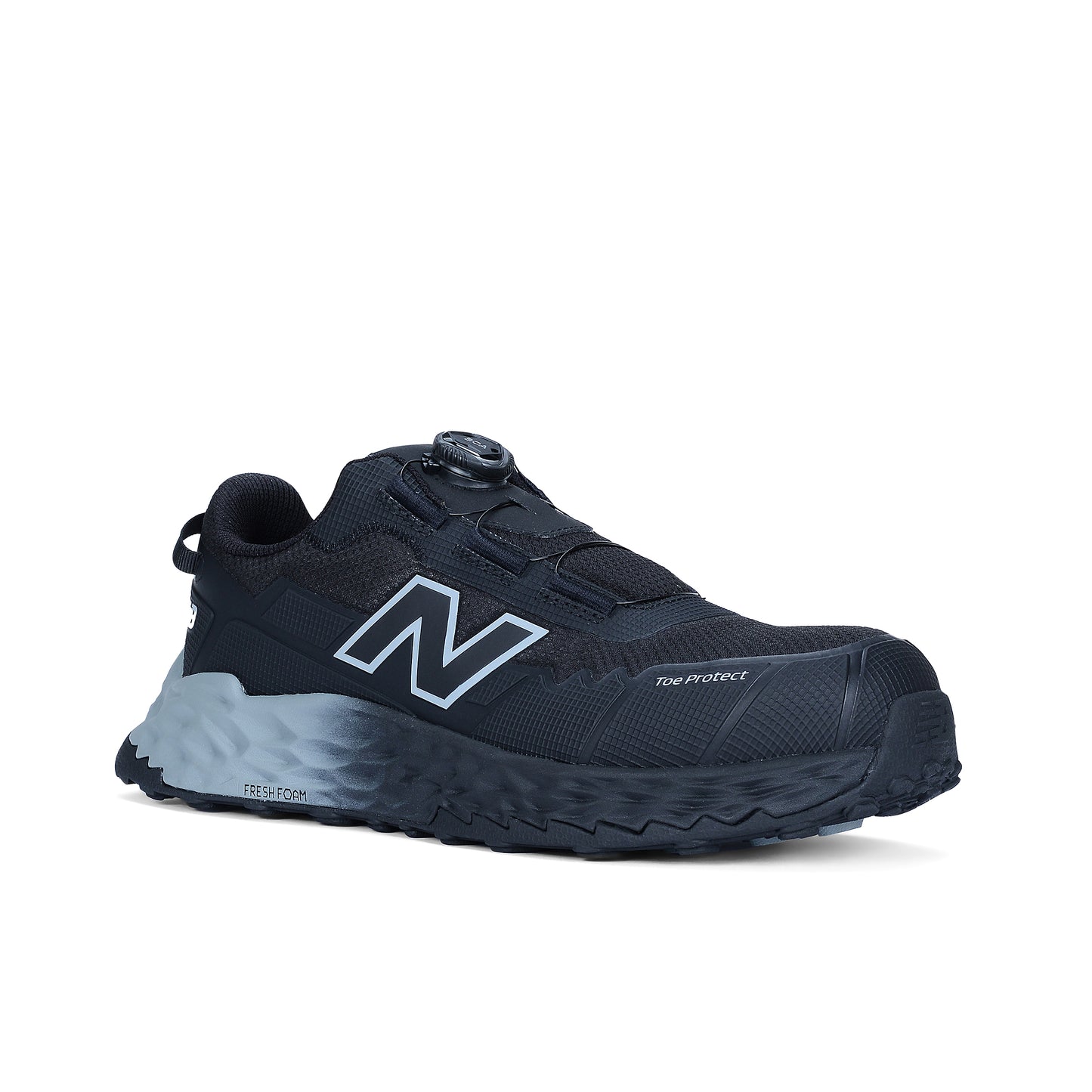 New Balance Cremorne BOA, S3 Sicherheitsschuh ESD HRO FOe, schwarz / grau, Weite 2E, EN ISO 20345