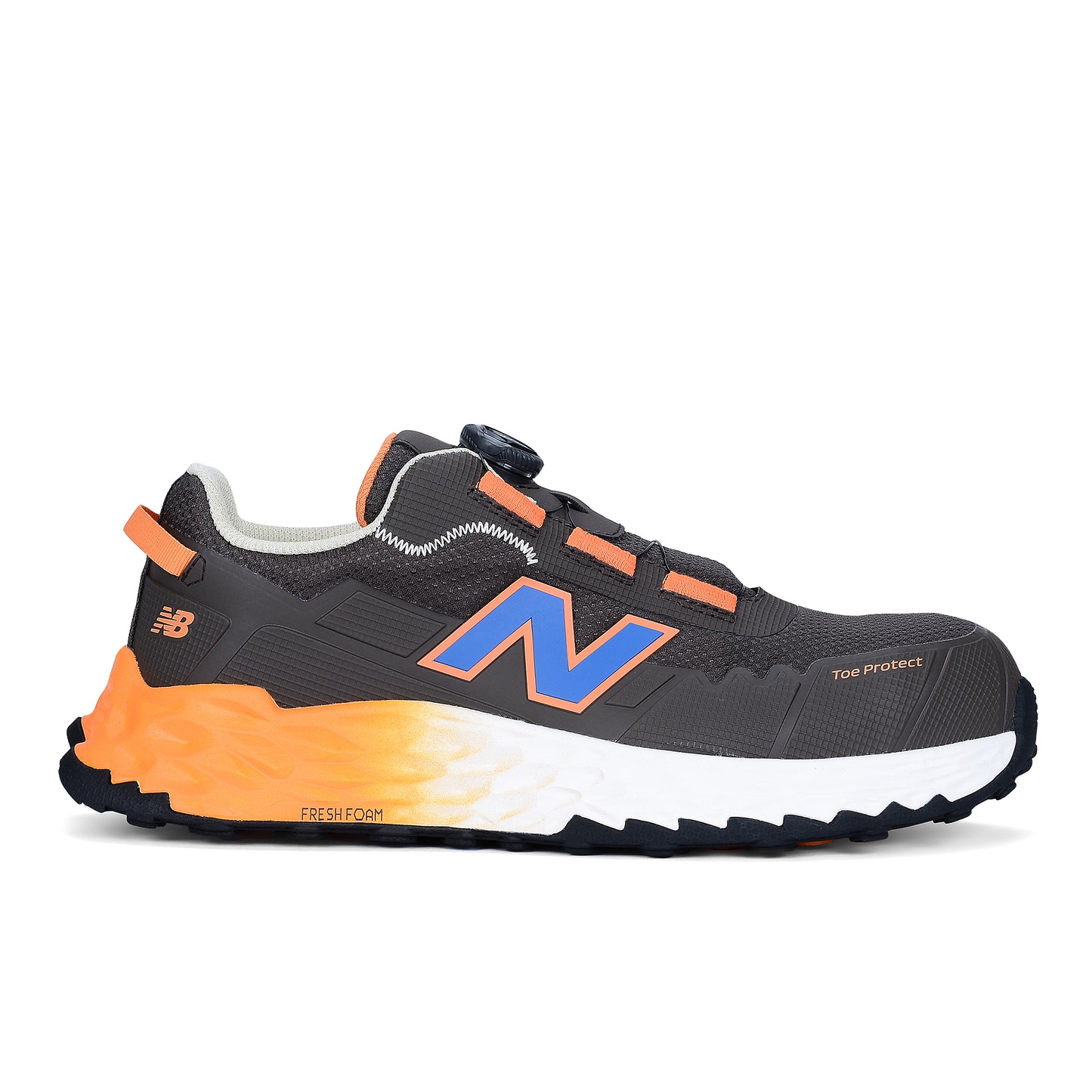 New Balance Cremorne BOA, S3 Sicherheitsschuh ESD HRO FOe, chocolate / orange, Weite 2E, EN ISO 20345