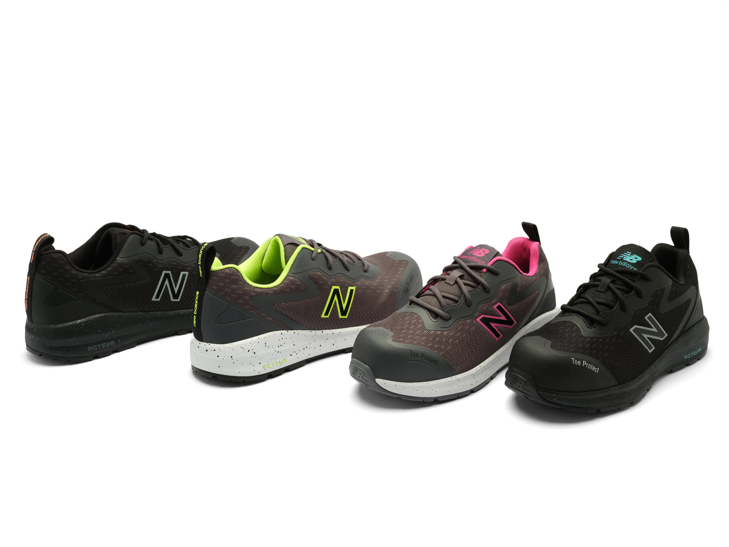 New Balance Logic, Halbschuhe, S1 PL SR FO HRO, schwarz / orange S1P S1 ESD HRO