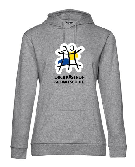 Erich Kästner Damen Hoodie BCWW04W  Sport Grey (Heather) (bedruckt)