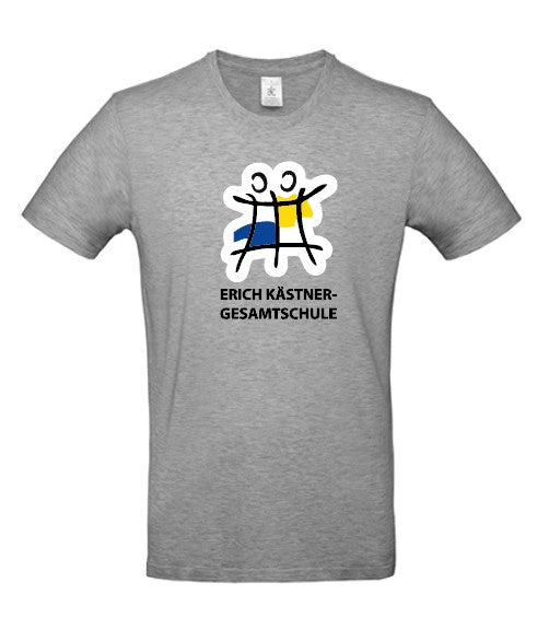 Erich Kästner Herren T-Shirt BCTU03T Sport Grey (Heather) (bedruckt)