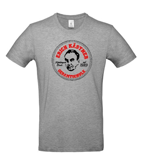 Erich Kästner Herren T-Shirt BCTU03T Sport Grey (Heather) (bedruckt)