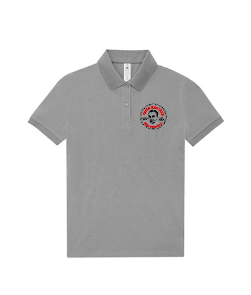 Erich Kästner Damen Polo BCPW463 Sport Grey (Heather) (bedruckt)