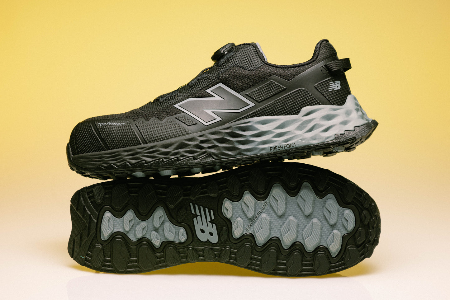 New Balance Cremorne BOA, S3 Sicherheitsschuh ESD HRO FOe, schwarz / grau, Weite 2E, EN ISO 20345