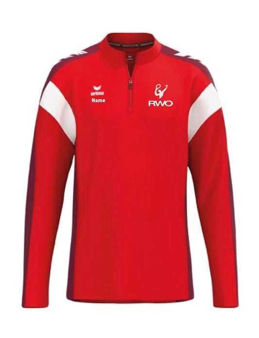 RWO Herren Longsleeve Half-Zip Erima (bedruckt)