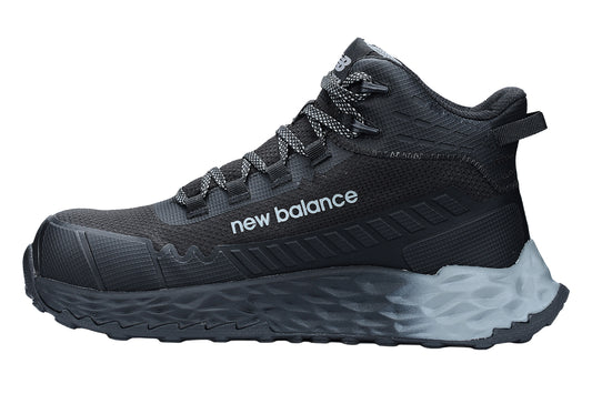 New Balance Cremorne Mid, S3 Sicherheitsstiefel ESD HRO FO, schwarz / grau, Weite 2E, EN ISO 20345