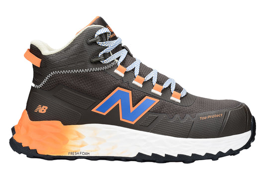 New Balance Cremorne Mid, S3 Sicherheitsstiefel ESD HRO FO, chocolate / orange, Weite 2E, EN ISO 20345