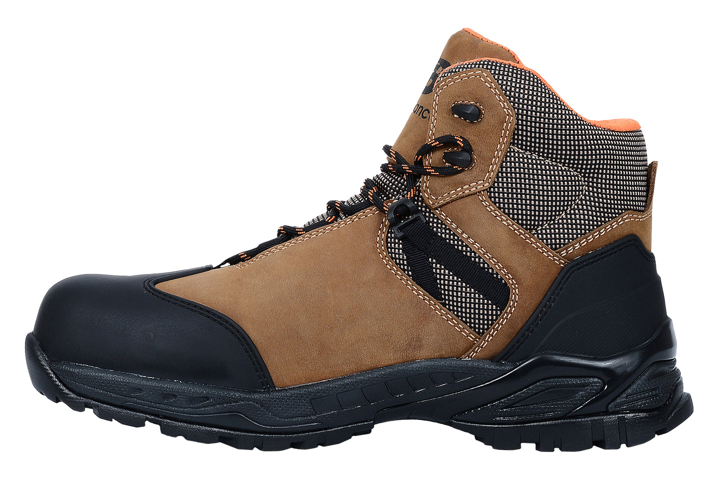 New Balance Allsite, Sicherheitsstiefel S3 SRC FO WR/WRU, rustic brown / schwarz, S3 WR SRC, EN ISO 20345