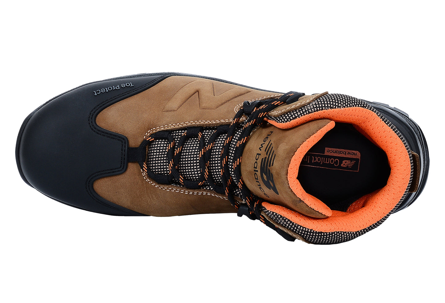 New Balance Allsite, Sicherheitsstiefel S3 SRC FO WR/WRU, rustic brown / schwarz, S3 WR SRC, EN ISO 20345