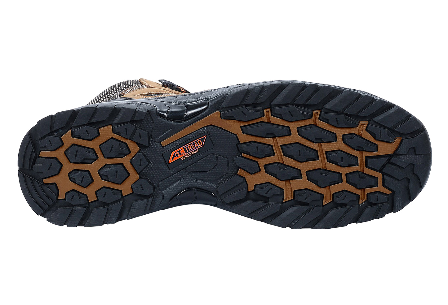 New Balance Allsite, Sicherheitsstiefel S3 SRC FO WR/WRU, rustic brown / schwarz, S3 WR SRC, EN ISO 20345