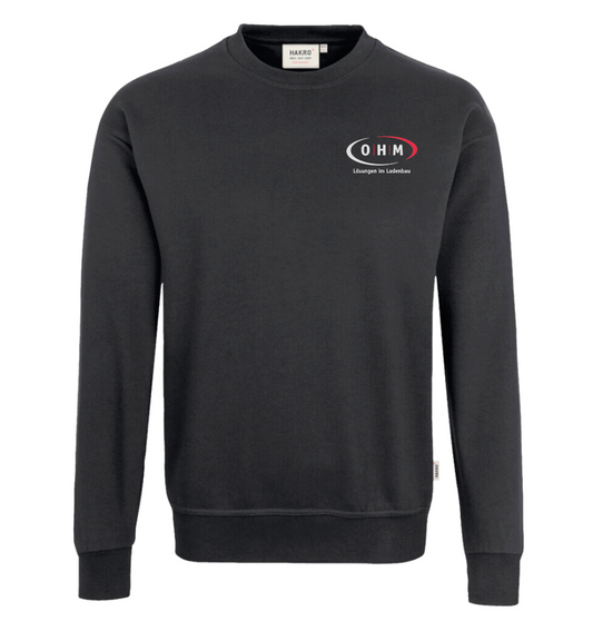 OHM Hakro Unisex Sweatshirt Mikralinar No.475 (bestickt)