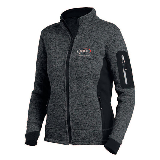 OHM FHB Damen Strick-Fleece-Jacke Marieke (bestickt)
