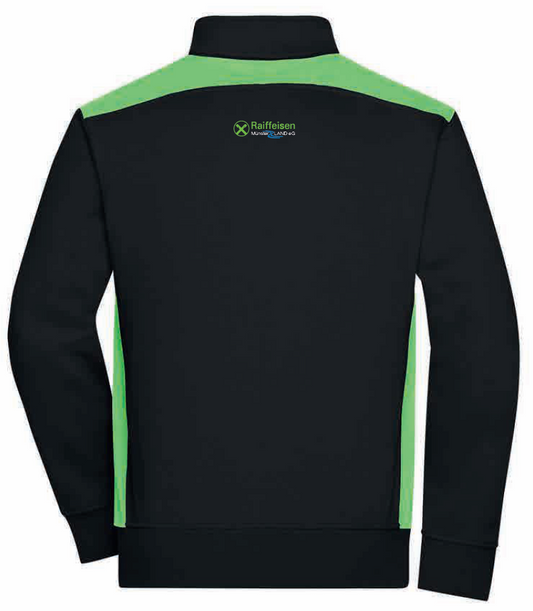 Raiffeisen Münsterland Damen Workwear Sweatjacke JN869 (bestickt)