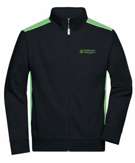 Raiffeisen Münsterland Damen Workwear Sweatjacke JN869 (bestickt)